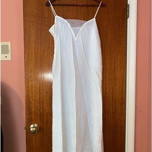 Vintage white slip dress